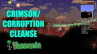 Как полностью удалить порчу и багрянец в Terraria (самый быстрый способ)