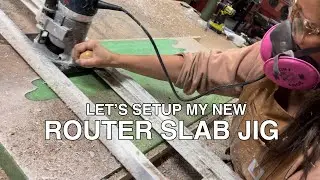 Router Slab Jig Setup