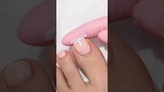 Classic French Tips for Toes! 💅✨