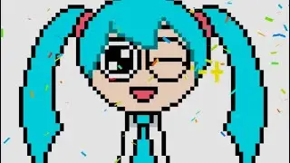 ASMR PIXEL ART - Spranki - My Miku