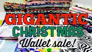 GIGANTIC Christmas Duct Tape Wallet Sale! CLOSED