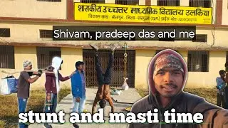 New vlog stunt ke sath 