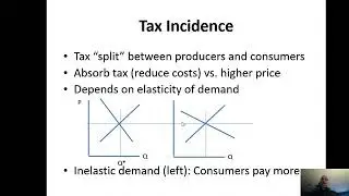 Principles of Microeconomics: Taxes, Elasticity, and Tax Incidence