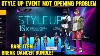 🤡Style Up Event Not Open Problem in Free Fire Tamil | Style Up Event Black Screen Problem Free Fire