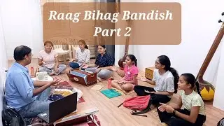 Raag Bihag Bandish Part 2 | Antara | Jhanana Jhanana | राग बिहाग बंदिश | अंतरा @vaibhavdave