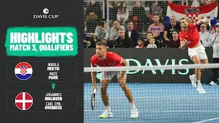 Mektic/Pavic v Ingildsen/Overbeck | Croatia v Denmark | 2026 Davis Cup Qualifiers Highlights