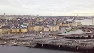 Stockholm, Sweden  Aerial view DJI Mavic pro