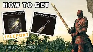 How to get Blinkbolt Ash of War & Stone Sheathed Sword ► Elden Ring DLC