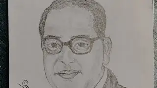 B.R Ambedkar sketch drawing 🎨 Dream line art 🎨 by sunita