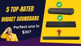 5 Best Budget Soundbars 2024 | Top Rated Budget Soundbar in $30 Only
