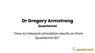 Quantemol Plasma Chemistry Workshop: Dr Gregory Armstrong, Quantemol