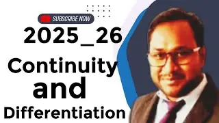 Class  XII ||  Continuity and Differentiation ||