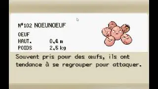 Pok&eacute;dex National Pokemon Rougefeu/VertFeuille GBA (81-120)