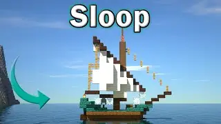 🚢 Minecraft Tutorial: How to Make a Sloop