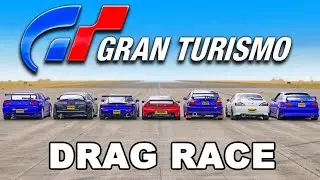 7 Legendary Japanese Cars Drag Race &ndash; Supra vs Skyline vs GTR | JDM Power Showdown