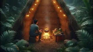 Building a Shelter from Dry Grass: A Unique Survival Method in the Ưilderness 
