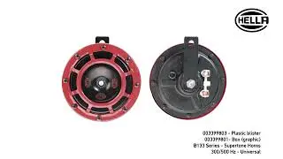 003399803 - B133 Series - Supertone Horns with 12 V Relay, 300/500 Hz