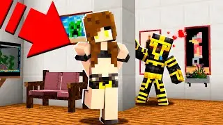 ESPÍO A LA SUSCRIPTORA EN EL PROBADOR DE ROPA EN MINECRAFT 😳