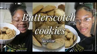 Making Butterscotch Cookies *i broke the spatula*