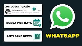 WhatsApp Beta | Mensagens que desaparecem, Filtro por data e Anti Fake News?! Recursos em teste