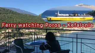 Shipspotting ferry berthing Poros Kefalonia Greece