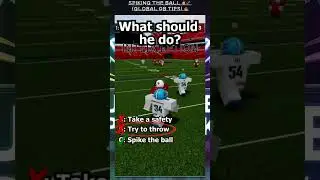 HOW TO SPIKE LIKE A PRO! ⏱️🏈  GLOBAL QB TIPS #Shorts #ff2 #gaming #roblox #football #nfl #gameplay