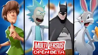 MultiVersus [Open Beta] | Shaggy VS Rick VS Batman VS Bugs Bunny