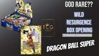 Goku God Rare -  Wild Resurgence Booster Box Opening - Dragon Ball Super