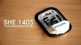 Philips SHE 1405 In Ear Headphones With Mic Unboxing, Review, Sound test