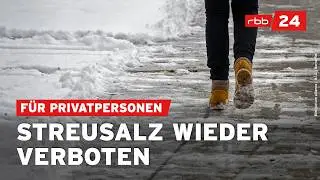 Nabu gewinnt Klage: Streusalz-Einsatz in Berlin wieder verboten