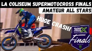 MASSIVE CRASH!! Amateur All Stars at the LA Coliseum SMX FINALS