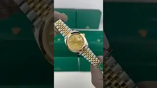 Rolex Datejust 41mm Champagne Diamond Dial #rolex #luxurywatch #watch