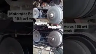 Yamaha Aerox 155 vs Motorstar Easyride 155: CVT King Battle! Who Wins? #shortsviral