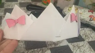 DIY paper crown 👑 #rohma art and craft 