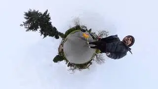 First look of the Insta360 X5 camera - Rainy dog walk with Vivi