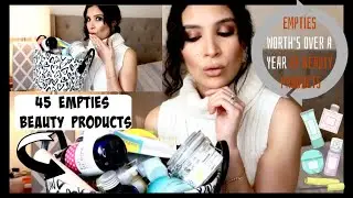 HUGE BEAUTY EMPTIES 🗑OVER A YEAR'S WORTH OF EMPTIES PRODUCTS⎮SKIN,BODY,HAIRCARE, MAKEUP⎮BAYA BAYATI