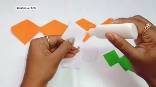 2 Republic day board border design | 26 January craft | Republic day craft | tricolor board border