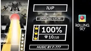 Rolling Sky | Official - 1UP (OFFICIAL-LV.19) [100% Perfect way] ★★★★★