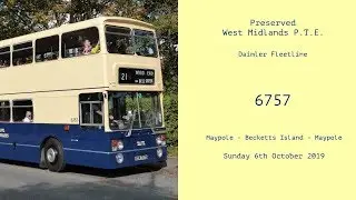 Preserved West Midlands P.T.E. | Daimler Fleetline | 6757 (SDA757S)