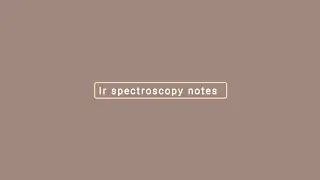 BSC third year chemistry notes IR spectroscopy with ques and answers By  Trio squad