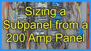 Sizing a Subpanel from a 200 Amp Panel
