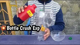 Crush a Plastic Bottle with Hot Water / Sci-Exp Trick