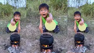 Bushcraft skills in Forest:Simple but very useful with ABong #outdoors #survival #bushcraft #camping