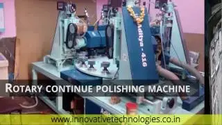 Rotary Continue Polishing Machine, Automatic Continuous Rotary Buffing Machine