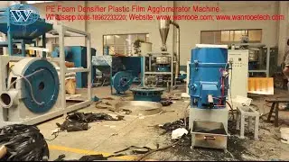 PE Foam Plastic Film Agglomerator Machine