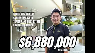( SOLD ) An Extremely Rare And Beautiful Brand New Corner Terrace House In Sembawang Hills Estate