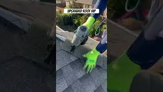 Upgraded Roof Hip 🏡🔨✅#roofing #reels #roofers #video #roofer #roof #shingles #work #roofs