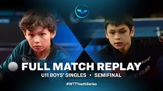 BONCHEV Stefan (IRL) VS FEGERL Louis (AUT) | U11 BS Semifinal | WTT YC Varazdin 2023