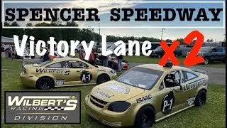 Andy Lewis Jr. Goes to Victory Lane two times at Spencer Speedway in the Wilberts Racing A-1