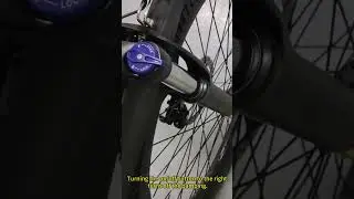 Ourea Ebike: Front Fork Suspension On/Off Tutorial #hoverfly #hoverflyebike